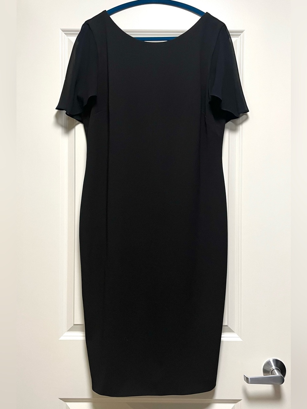 Calvin Klein Little Black Dress Elegant Classic Cocktail Special Occasion LBD 16